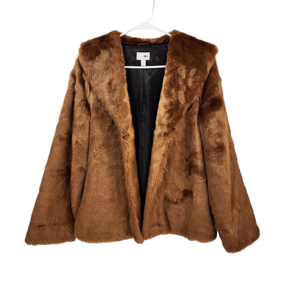 Amuse Society Women's Faux Fur Ever Mine Jacket - M - Picture 2 of 7